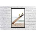 Ver imagem 2 de Quadro Decorativo Surf Surfista Decorações Salas Quartos Com Moldura G04