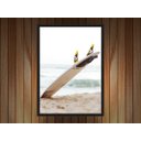 Ver imagem 3 de Quadro Decorativo Surf Surfista Decorações Salas Quartos Com Moldura G04