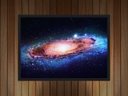 Ver imagem 2 de Quadro Decorativo Galáxias Planetas Universo Espaço Decorações Salas Quartos Com Moldura G01