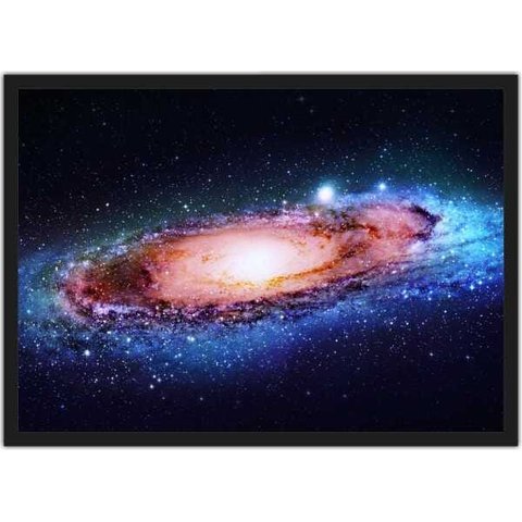 Quadro Decorativo Galáxias Planetas Universo Espaço Decorações Salas Quartos Com Moldura G01
