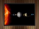 Ver imagem 4 de Quadro Decorativo Sistema Solar Galáxias Planetas Universo Espaço Decorações Salas Quartos