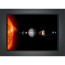 Ver imagem 3 de Quadro Decorativo Sistema Solar Galáxias Planetas Universo Espaço Decorações Salas Quartos
