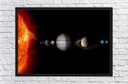 Ver imagem 2 de Quadro Decorativo Sistema Solar Galáxias Planetas Universo Espaço Decorações Salas Quartos