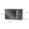 Micro-ondas 27l Branco Porta Espelhada Smartplate Midea Mxsa27e2 - 220v - 9