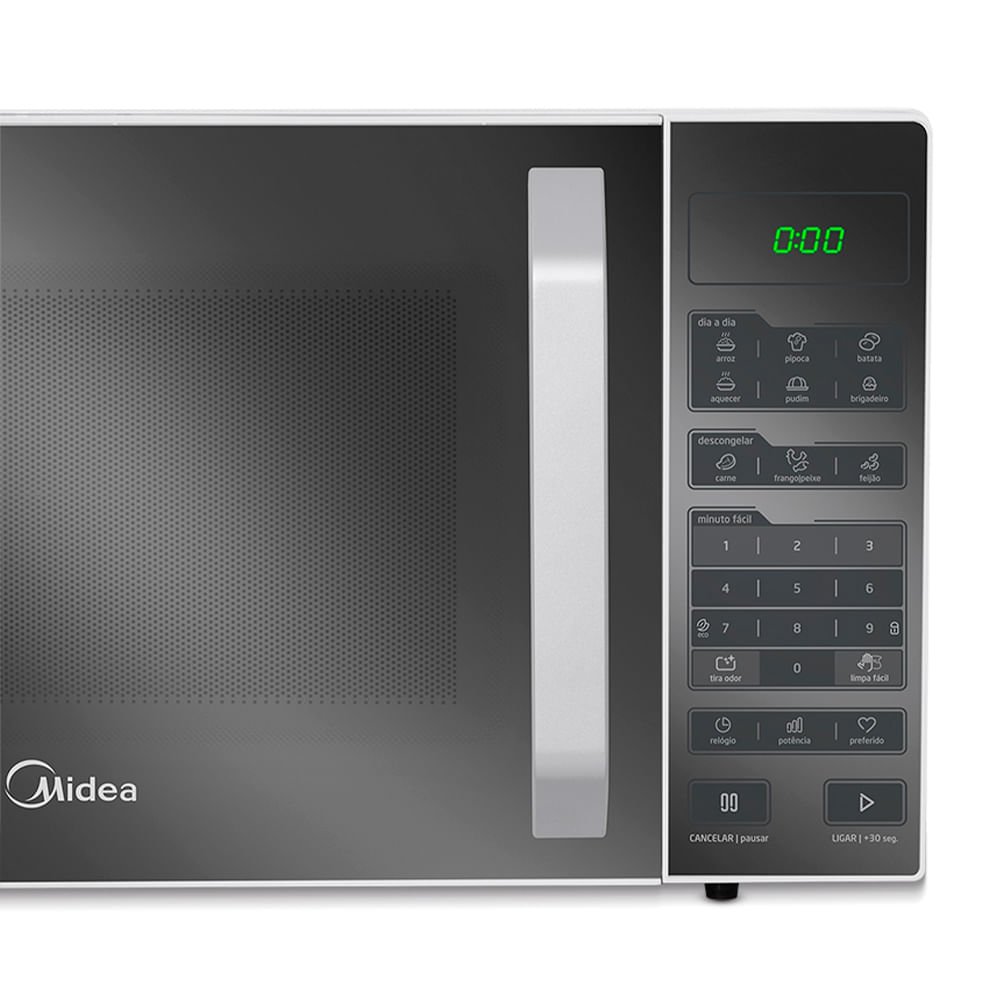 Micro-ondas 27l Branco Porta Espelhada Smartplate Midea Mxsa27e2 - 220v - 3