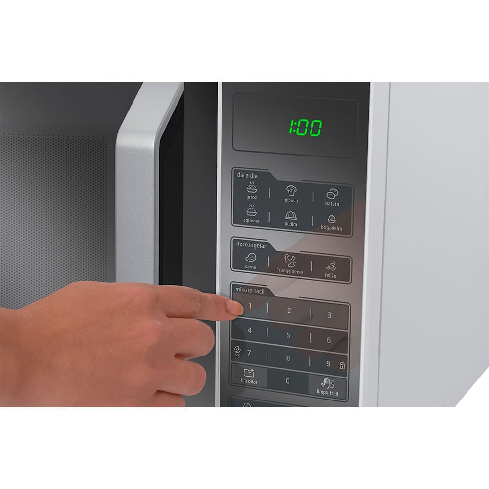 Micro-ondas 27l Branco Porta Espelhada Smartplate Midea Mxsa27e2 - 220v - 4