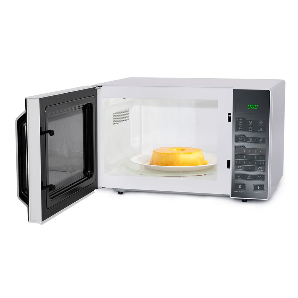 Micro-ondas 27l Branco Porta Espelhada Smartplate Midea Mxsa27e2 - 220v - 8