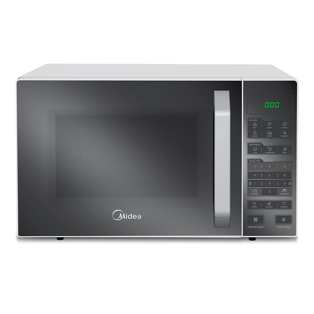 Micro-ondas 27l Branco Porta Espelhada Smartplate Midea Mxsa27e2 - 220v - 1