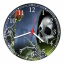 Ver imagem 1 de Relógio De Parede Caveira Decoração Salas Quartos Quartz