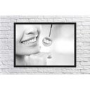 Ver imagem 4 de Quadro Decorativo Dentista Consultórios Odontologia Dentes Sorriso Decorações Com Moldura G08