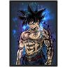 Quadro Decorativo Dragon Ball Goku Desenho Anime Salas Quartos Decorações Com Moldura G02 - 1