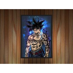 Quadro Decorativo Dragon Ball Goku Desenho Anime Salas Quartos Decorações Com Moldura G02 - 2