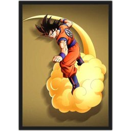 Quadro Decorativo Dragon Ball Goku Desenho Anime Salas Quartos Decorações Com Moldura G03 - 1