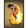 Quadro Decorativo Dragon Ball Goku Desenho Anime Salas Quartos Decorações Com Moldura G03 - 1