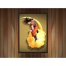Quadro Decorativo Dragon Ball Goku Desenho Anime Salas Quartos Decorações Com Moldura G03 - 3