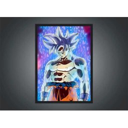 Quadro Decorativo Dragon Ball Goku Desenho Anime Salas Quartos Decorações Com Moldura G05 - 2