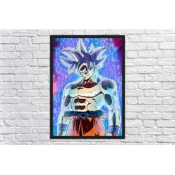 Quadro Decorativo Dragon Ball Goku Desenho Anime Salas Quartos Decorações Com Moldura G05 - 4
