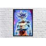 Quadro Decorativo Dragon Ball Goku Desenho Anime Salas Quartos Decorações Com Moldura G05 - 4