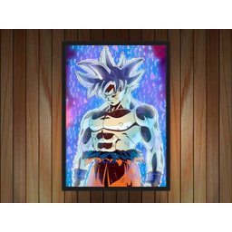 Quadro Decorativo Dragon Ball Goku Desenho Anime Salas Quartos Decorações Com Moldura G05 - 3