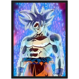 Quadro Decorativo Dragon Ball Goku Desenho Anime Salas Quartos Decorações Com Moldura G05 - 1