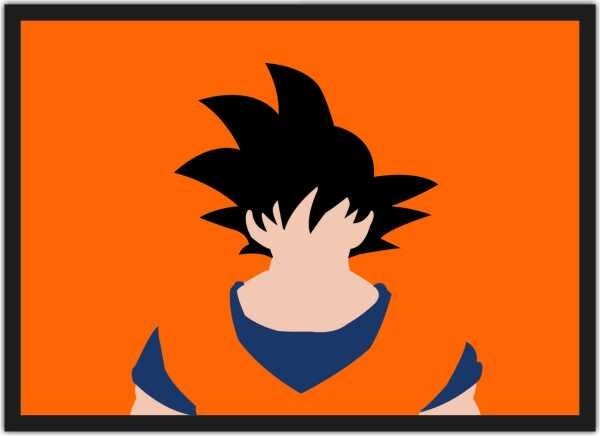 Quadro Decorativo Dragon Ball Goku Desenho Anime Salas Quartos Decorações  Com Moldura G06