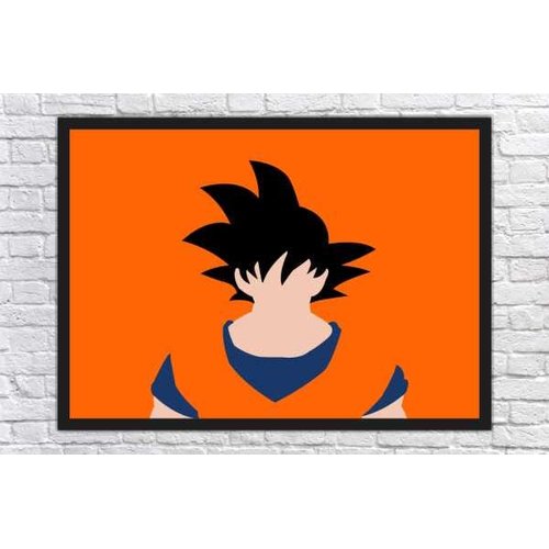 Adesivo Parede Quarto Desenho Anime Goku Dragon Ball 1.5m, desenha