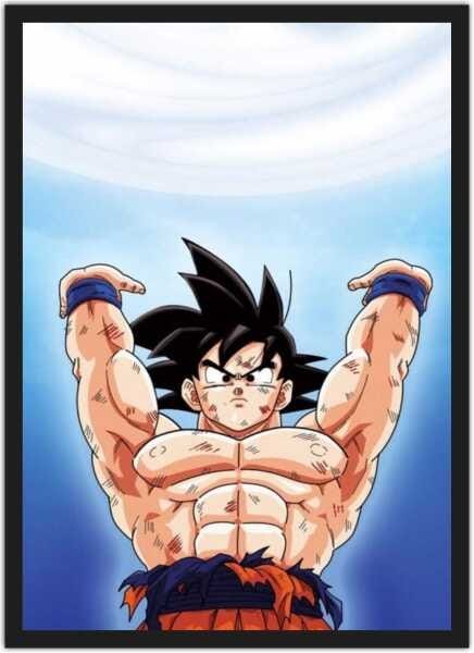 Quadro Decorativo Desenho Anime Dragon Ball Z Goku