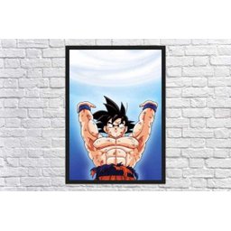 Quadro Decorativo Dragon Ball Goku Desenho Anime Salas Quartos Decorações Com Moldura G08 - 4