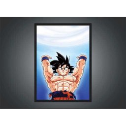 Quadro Decorativo Dragon Ball Goku Desenho Anime Salas Quartos Decorações Com Moldura G08 - 3