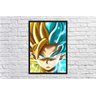 Quadro Decorativo Dragon Ball Goku Desenho Anime Salas Quartos Decorações Com Moldura G10 - 4
