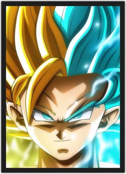 Quadro Decorativo de Dragon Ball - Anime - Goku - Desenho