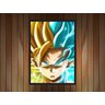 Quadro Decorativo Dragon Ball Goku Desenho Anime Salas Quartos Decorações Com Moldura G10 - 3