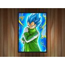 Ver imagem 2 de Quadro Decorativo Dragon Ball Vegeta Desenho Anime Salas Quartos Decorações Com Moldura G01