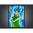 Ver imagem 3 de Quadro Decorativo Dragon Ball Vegeta Desenho Anime Salas Quartos Decorações Com Moldura G01
