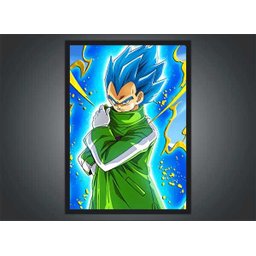 Quadro Decorativo Dragon Ball Vegeta Desenho Anime Salas Quartos Decorações Com Moldura G01 - 3