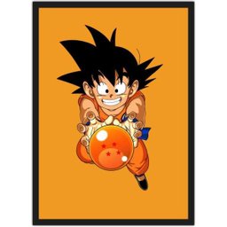 Quadro Decorativo Dragon Ball Desenho Anime Salas Quartos Decorações Com Moldura G12 - 1