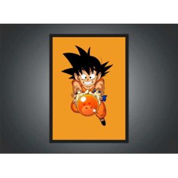 Quadro Decorativo Dragon Ball Desenho Anime Salas Quartos Decorações Com Moldura G12 - 3