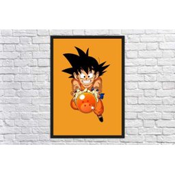 Quadro Decorativo Dragon Ball Desenho Anime Salas Quartos Decorações Com Moldura G12 - 4