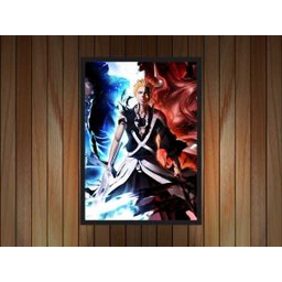Quadro Decorativo Bleach Desenho Anime Salas Quartos Decorações Com Moldura G01 - 3