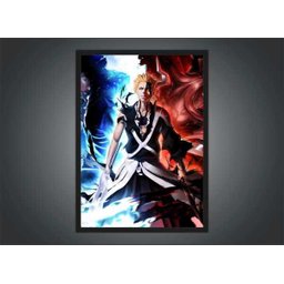 Quadro Decorativo Bleach Desenho Anime Salas Quartos Decorações Com Moldura G01 - 2