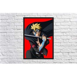 Quadro Decorativo Naruto Desenho Anime Salas Quartos Decorações Com Moldura G01 - 4