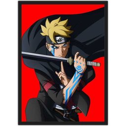 Quadro Decorativo Naruto Desenho Anime Salas Quartos Decorações Com Moldura G01 - 1