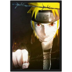 Quadro Decorativo Naruto Desenho Anime Salas Quartos Decorações Com Moldura G02