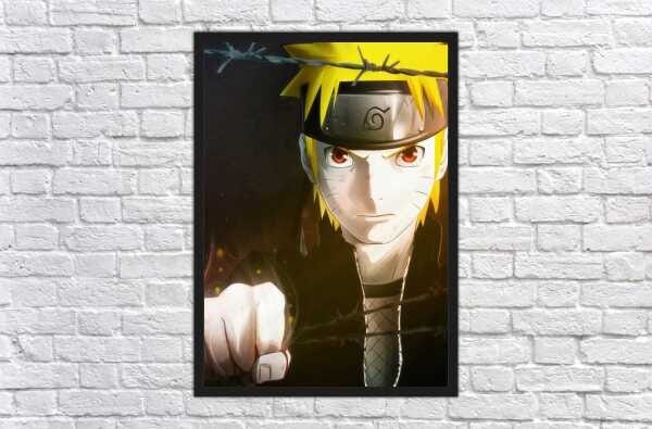 Quadro Decorativo Naruto Desenho Anime Salas Quartos Decorações Com Moldura  G01