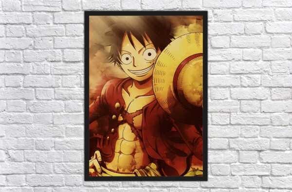 QUADRO ANIME LUFFY - ONE PIECE - TAMANHO 40X60