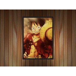 Quadro Decorativo One Piece Desenho Anime Salas Quartos Decorações Com Moldura G01 - 2