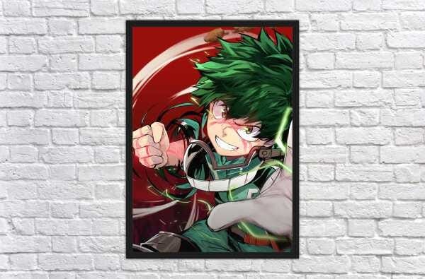 Quadro Decorativo Naruto Desenho Anime Salas Quartos Decorações Com Moldura  G01