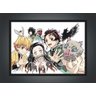 Quadro Decorativo Demon Slayer Desenho Anime Salas Quartos Decorações Com Moldura G02 - 2