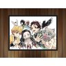 Quadro Decorativo Demon Slayer Desenho Anime Salas Quartos Decorações Com Moldura G02 - 4