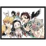 Quadro Decorativo Demon Slayer Desenho Anime Salas Quartos Decorações Com Moldura G02 - 1